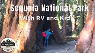 Sequoia National Park - with RV and Kids, big rigs, homeschool