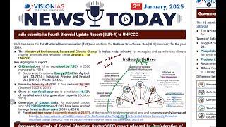 3 January 2025 DAILY CURRENT AFFAIRS VISION IAS NEWS  THE HINDU INDIAN EXPRESS PYQ ANSWER WRITING