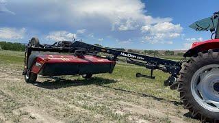 MacDon R113 Swather Demo