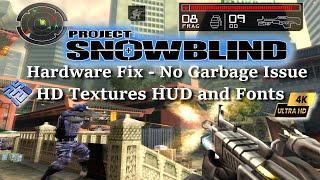 Project Snowblind ~Hardware Graphics Fix  HD Fonts Textures and HUD 4K  |  pcsx2 2024 | My Settings