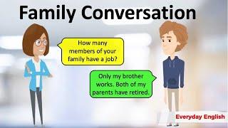Family Conversation ‍‍‍ English Conversation Practice