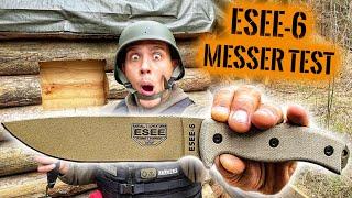 ESEE 6 im EXTREM TEST - Besser als die Konkurrenz? | BUSHCRAFT MESSER TEST #4 | Survival Mattin