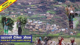 Daily Life of Nepali Village People: Nepali Mountain Life || IamSuman