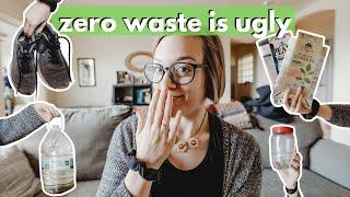 MY NON AESTHETIC ZERO WASTE LIFE (what I buy in plastic, upcycling, & more) @StrollingThroughLife
