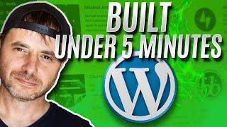 Build A Website Under 5 Minutes Using AI For FREE | Wordpress Tutorial