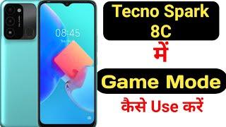 How to use game space in Tecno Spark 8C || Tecno Spark 8C me game space kaise enable kare ||