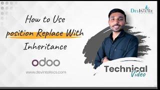 How to Use position Replace With Inheritance Concept In Odoo | #odoo