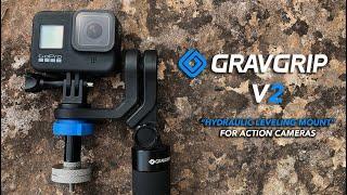 GRAVGRIP V2 - A hydraulic leveling mount for action cameras #reviewvideo