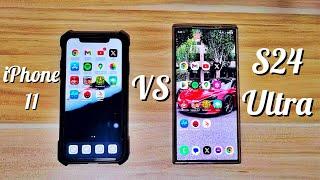 Samsung Galaxy S24 Ultra VS iPhone 11 (Speed Test and Benchmark Comparison)