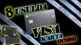 TELEFONDA VISA VIRTUAL KARTA OCHISH 8 USULDA | VISA VA MASTECARD OCHISH