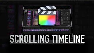 Final Cut Pro Tutorial | Turn 0n & Off Scrolling Timeline