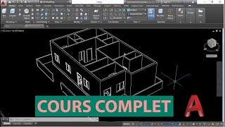  [ Tuto AutoCAD 2019 à 2023 -2D et 3D- ]  : La formation la plus complète sur YOUTUBE !!!