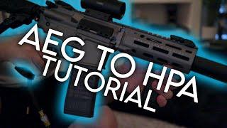 Converting an Airsoft AEG to HPA (Version 2 Gearbox Conversion with Polarstar Jack and More)