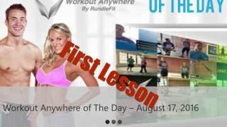 Workout Anywhere of The Day - Daily Training Lessons by RundleFit