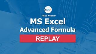 MS Excel Advanced Formula