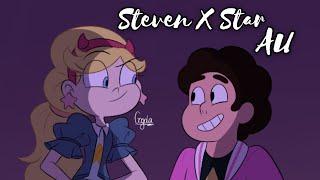 Steven & Star AU  #starvstheforcesofevil #stevenuniversefuture (not a ship!)