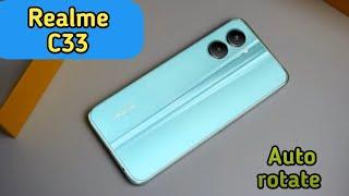 How To Enable Auto Rotate In Realme C33,Auto Rotate Screen Enable In Realme C33,