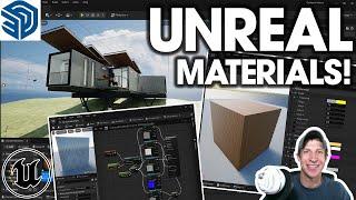 SketchUp to Unreal Engine - Setting Up MATERIALS (Series Part 2)