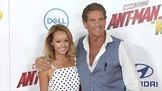 David Hasselhoff and Hayley Roberts “Ant-Man and The Wasp” World Premiere Red Carpet