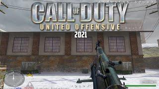 Call of Duty United Offensive Multiplayer 2021 Mp_Harbor Gameplay | 4K