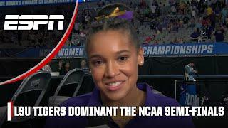 'WE'RE NOT DONE YET' ️ - Haleigh Bryant & LSU advance to the NCAA Final | ESPN College Gymnastics