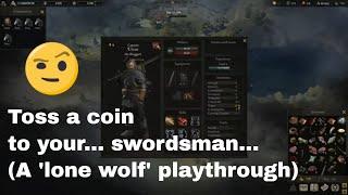 Wartales - One Swordsman vs... almost everything? A 'lone wolf' run!