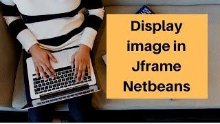 How to add jframe background image by netbeans