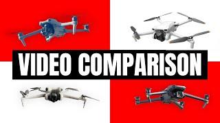 DJI Drone VIDEO Showdown: DJI Mini 4 Pro vs Air 3 vs Mavic 3 Classic vs Mini 3 Footage Comparison