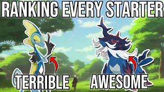 Ranking EVERY Starter Pokemon.