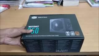 Unboxing of "Cooler Master MasterWatt 650" PSU (Power Supply)