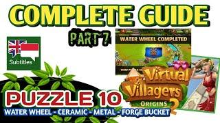 PART 7  - VIRTUAL VILLAGERS ORIGINS 2 - PUZZLE 10 - WATER WHEEL COMPLETE GUIDE