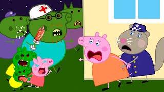 Zombie Apocalypse, Zombie Invasion at Pig House ‍️| Peppa Pig Funny Animation