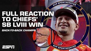 FULL REACTION to the Kansas City Chiefs becoming BACK-TO-BACK SUPER BOWL CHAMPIONS  | SC with SVP