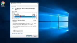 Remove Unnecessary Files With Windows Disk Cleanup