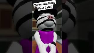 Zizzy and Pony first date / Roblox Piggy Animation