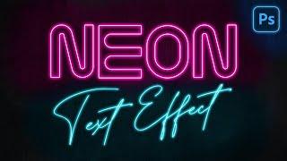 Learn How to Create a Neon Text Effect in Photoshop