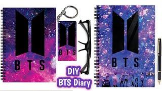 How to make Journal Diary at Home  DIY BTS Diary  #craftersworld #journal #diycraft