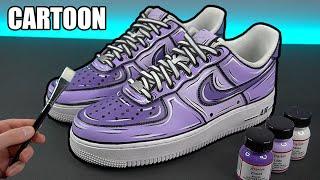 Custom Cartoon Air Force 1's (Giveaway)