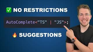 The AutoComplete Utility Type: Powerful Suggestions Without Restrictions - Advanced TypeScript