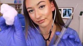 ASMR Nurse Roleplay ~ Covid Vaccine & Relaxing Check Up 