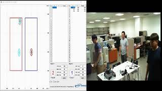 People counting with 79GHz radar sensor demo #1