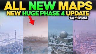 New Phase 4 Huge Update 13 All New Upcoming Maps in SnowRunner Overview