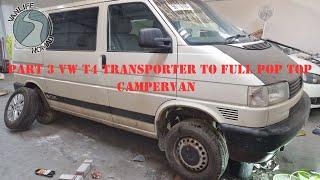 Part 3 My VW T4 Transporter Camper Van build Restoration