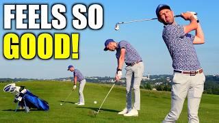 Golf Swing Problems Solved - I SIMPLY Fixed My Golf Set Up & Backswing