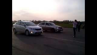 ДРЭГ Kia Rio vs Priora