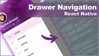 Slide In Drawer Navigation in React Native