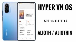 HyperVN by KUDO MI 11X POCO F3 1.0.24.4.15.Dev Android 14 Custom Rom Review