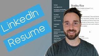 Create a Resume in Seconds from your LinkedIn Profile