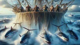 How American fishermen catch billions of bluefin tuna - The fastest tuna fishing net