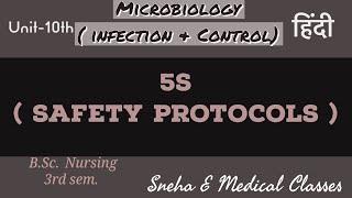 5S ( Safety Protocols ) in Hindi !! Infection Control !!